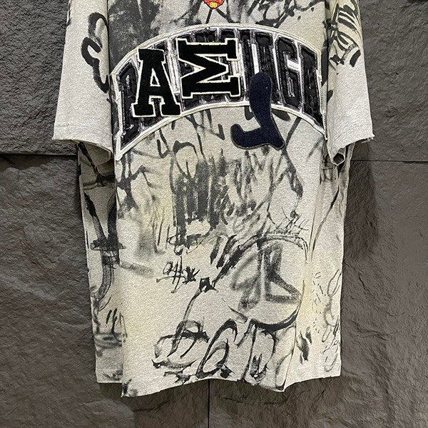 新作/バレンシアガ 偽物☆ Skater Tシャツ オーバーサイズ ヴィンテージ 2色 bab63357